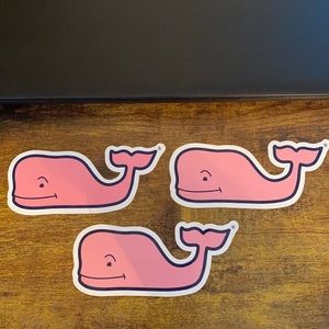 3 Pack Vineyard Vines Whale Stickers